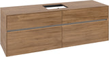 Villeroy & Boch Waschtischunterschrank Collaro C134 B0 1600 mm Kansas Oak mit Beleuchtung