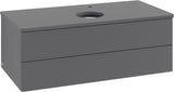 Villeroy & Boch Waschtischunterschrank Antao L20150 1000 mm Anthrazit Matt Lack mit Beleuchtung