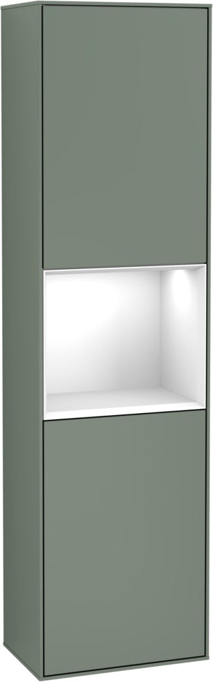Villeroy & Boch Hochschrank Finion G460GF – Hochglanz Weiß, LED-Beleuchtung, SoftClose