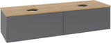 Villeroy & Boch Antao Waschtischunterschrank 1600 mm Anthracite Matt mit 2 Auszügen