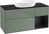 Villeroy & Boch Finion Waschtischunterschrank FA72GFGF 1200 mm Glossy White Lacquer mit LED-Beleuchtung