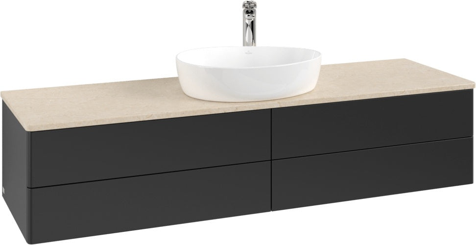 Villeroy & Boch Antao Waschtischunterschrank 1600 mm Anthracite Matt Lacquer mit 4 Auszügen