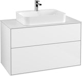 Villeroy & Boch Finion Waschtischunterschrank 1000 mm Glossy White Lacquer mit SoftClosing