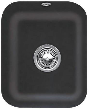 Villeroy & Boch Unterbauspüle Cisterna 45 – Keramik Ebony CeramicPlus, 370 x 435 mm