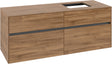 Villeroy & Boch Waschtischunterschrank Collaro C133 Kansas Oak 1400 mm, 4 Auszüge, Becken rechts