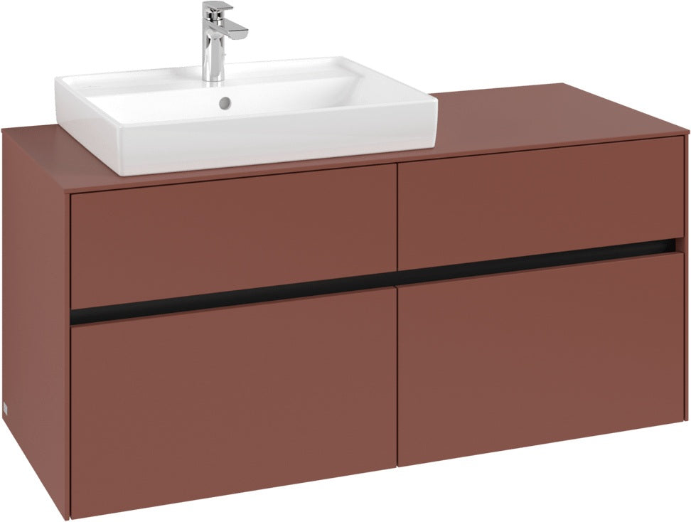 Villeroy & Boch Waschtischunterschrank Collaro C082 1200 mm White Oak mit 4 Auszügen