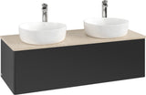 Villeroy & Boch Waschtischunterschrank Antao 1200 mm Anthrazit Matt Lackiert mit Auszug