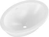 Villeroy & Boch Unterbauwaschbecken Loop & Friends 4A5401 485x325x215mm Oval Stone White CeramicPlus