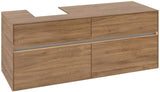 Villeroy & Boch Waschtischunterschrank Collaro 1400 mm Kansas Oak mit Beleuchtung & SoftClosing