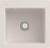 Villeroy & Boch Subway 50 S flat Flächenbündige Spüle 490x475mm Weiß Alpin CeramicPlus