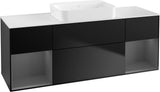 Villeroy & Boch Finion Waschtischunterschrank 1600 mm Glossy White Lacquer mit Beleuchtung
