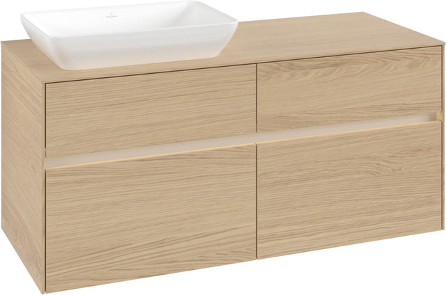 Villeroy & Boch Waschtischunterschrank Collaro C113 B0 1200 mm Nordic Oak mit LED-Beleuchtung