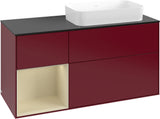 Villeroy & Boch Waschtischunterschrank Finion G682G 1200 mm Glossy White mit Beleuchtung
