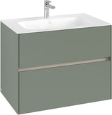 Villeroy & Boch Waschbeckenunterschrank Collaro C13800 White Oak – 796 mm, 2 Auszüge, SoftClosing