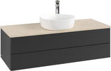 Villeroy & Boch Waschtischunterschrank Antao 1200 mm Anthracite Matt Lackiert mit LED-Beleuchtung