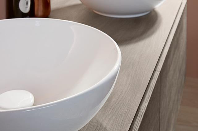 Villeroy & Boch Aufsatzwaschbecken Loop & Friends 4A4 380x380mm Weiß Alpin
