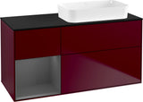 Villeroy & Boch Finion Waschtischunterschrank 120 cm Glossy White Lacquer mit Beleuchtung