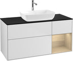 weiß / Mitteldichte Faserplatte (MDF) / G832P C 1200x603x501mm White Matt