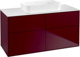 Villeroy & Boch Finion Waschtischunterschrank 1200 mm Glossy White Lack mit 4 Auszügen