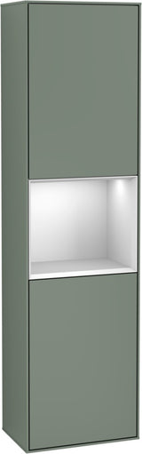 Villeroy & Boch Hochschrank Finion G460GF – Hochglanz Weiß, LED-Beleuchtung, SoftClose