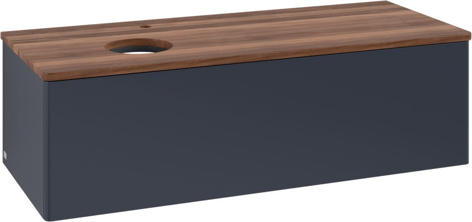 Villeroy & Boch Waschtischunterschrank Antao K33051 1200 mm Anthrazit Matt Lack mit Hahnlochbohrung
