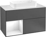 Villeroy & Boch Waschtischunterschrank Finion G241GF Glossy White Lacquer 1000 mm mit Beleuchtung