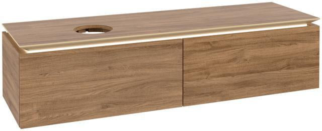 Villeroy & Boch Legato Waschbeckenunterschrank 1600 mm Glossy White mit LED-Beleuchtung