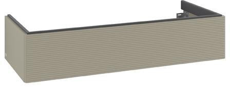 Villeroy & Boch Antao Waschtischunterschrank 1188 mm Stone Grey Matt mit Push-Open