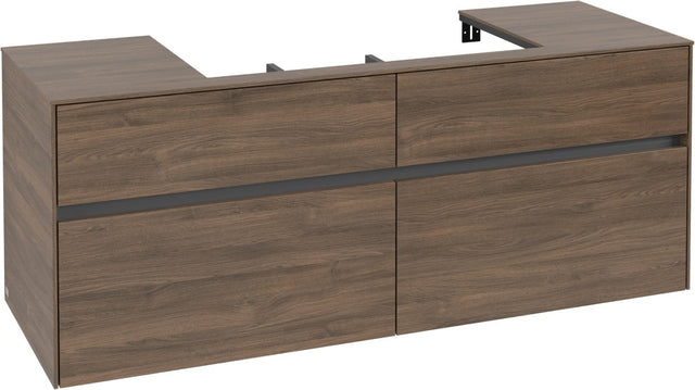 Villeroy & Boch Waschtischunterschrank Collaro C08800 1400 mm Arizona Oak mit 4 Auszügen