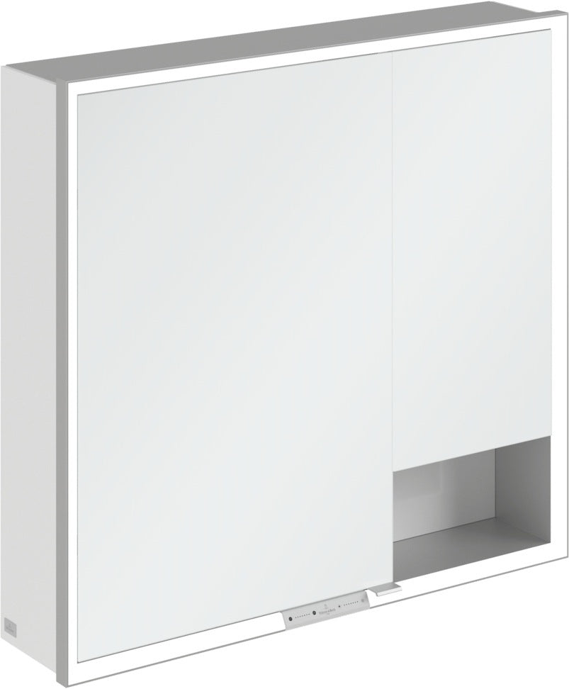 Villeroy & Boch My View+ Spiegelschrank A48180 800 mm Arizona Oak – LED, dimmbar, 2 Türen, IP44