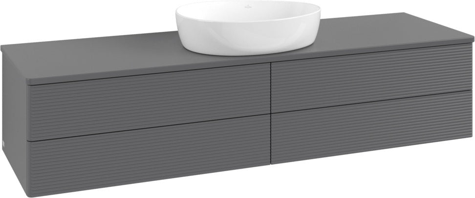 Villeroy & Boch Waschtischunterschrank Antao 1600 mm Glossy White Lacquer mit 4 Auszügen