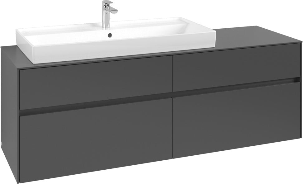 Villeroy & Boch Waschtischunterschrank Collaro C029 B0 1600 mm White Oak mit Beleuchtung