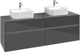 Villeroy & Boch Waschtischunterschrank Collaro C107B0 1600 mm Glossy White mit LED-Beleuchtung