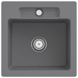 Villeroy & Boch Einbauspüle Siluet 50 S 510x510mm TitanCeram Ebony CeramicPlus