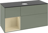 Villeroy & Boch Finion Waschtischunterschrank 1200 mm Glossy White Lacquer mit Beleuchtung