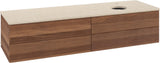 Villeroy & Boch Waschbeckenunterschrank Antao 1600 mm Warm Walnut mit 4 Auszügen und Beleuchtung