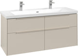 Villeroy & Boch Waschtischunterschrank Subway 3.0 C 602L0, 1272 mm, Brilliant White, mit LED-Beleuchtung