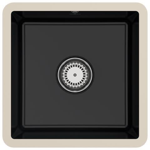 Villeroy & Boch Subway 50 SU Unterbauspüle 440x440 mm Keramik Ebony CeramicPlus