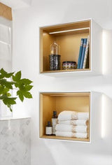 Villeroy & Boch Finion Regalmodul G580GF 418x358x270mm Glossy White Lacquer mit Beleuchtung