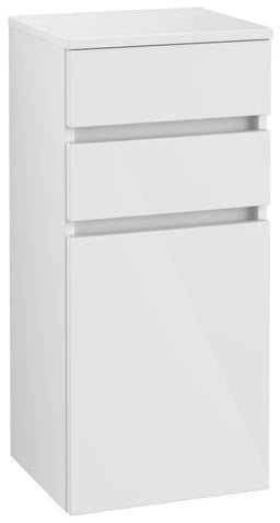 Villeroy & Boch Legato Seitenschrank 400 mm hochglänzend weiß mit Soft-Close