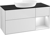 Villeroy & Boch Finion Waschtischunterschrank FA72GFGF 1200 mm Glossy White Lacquer mit LED-Beleuchtung
