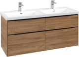 Villeroy & Boch Waschtischunterschrank Subway 3.0 C 568L0 1272 mm Brilliant White mit LED