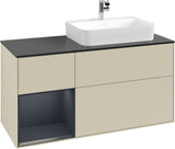 Villeroy & Boch Finion Waschbeckenunterschrank 1200 mm Glossy White Lacquer mit Beleuchtung