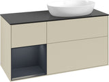 Villeroy & Boch Waschtischunterschrank Finion FA42G 1200 mm Glossy White Lacquer mit Beleuchtung