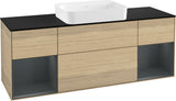 Villeroy & Boch Finion Waschbeckenunterschrank 1600 mm Glossy White Lacquer mit Beleuchtung