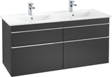 Villeroy & Boch Waschbeckenunterschrank Venticello A 93001, 1253 mm, Glossy White, 4 Auszüge