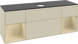 Villeroy & Boch Finion Waschtischunterschrank 1600 mm Glossy White Lacquer mit Beleuchtung