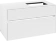 Villeroy & Boch Waschtischunterschrank Collaro C11100 1000 mm White Matt mit 2 Auszügen und Becken rechts