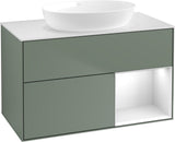 Villeroy & Boch Finion Waschtischunterschrank FA21GFGF 1000 mm Glossy White Lacquer