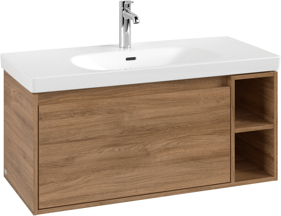 Villeroy & Boch Waschbeckenunterschrank Skyla C79000 972 mm Soft Green eckig mit SoftClosing